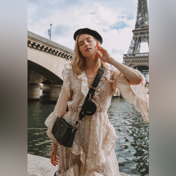 FEMNI LONDON MULTI POUCH CROSSBODY BAG - BLACK - Picture 5 of 8